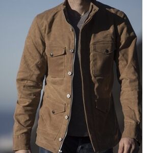 Gustin Waxed Cotton Field Jacket